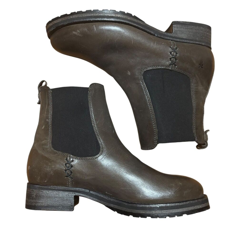 Frye Melissa Double Sole Chelsea Boot in Gray- Size 6.5 - Picture 2 of 7